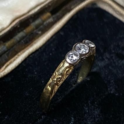 Vintage 18KYG Diamond Ringʥơ 18KYG  󥰡