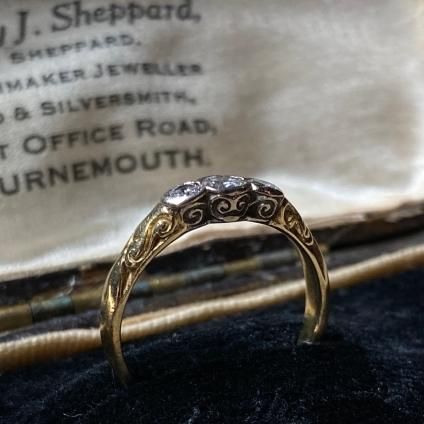 Vintage 18KYG Diamond Ringʥơ 18KYG  󥰡