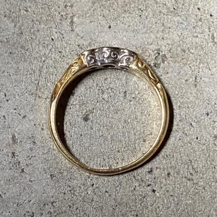 Vintage 18KYG Diamond Ringʥơ 18KYG  󥰡