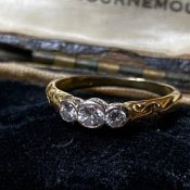 Vintage 18KYG Diamond Ring（ヴィンテージ 18KYG ダイヤモンド リング）