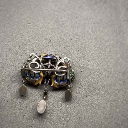 Neo-Renaissance Austro-hungarian Enamel Brooch(ネオ Neo-Renaissance Austro-hungarian Enamel Brooch(ネオ