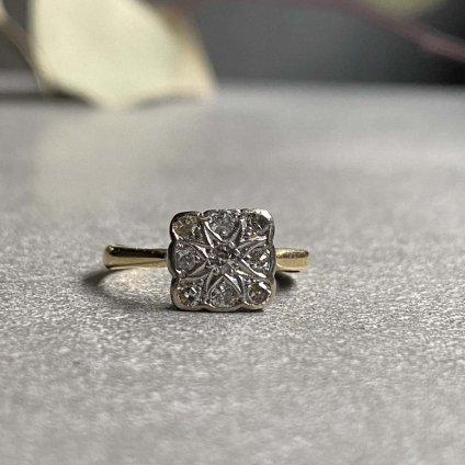 Edwardian 18K Diamond Ring（エドワーディアン 18K ダイヤモンド ...