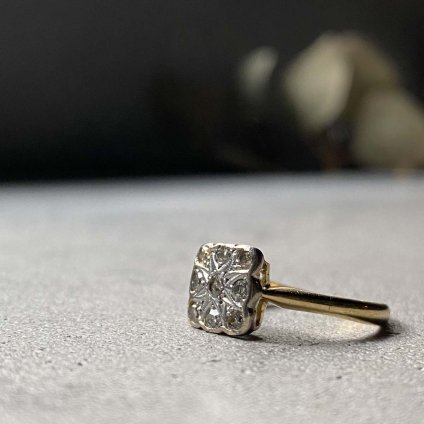 Edwardian 18K Diamond Ring（エドワーディアン 18K ダイヤモンド ...