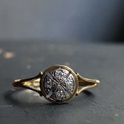 1900 - 20's 18KYG Diamond Ring（1900〜20年代 18KYG ダイヤモンド リング）