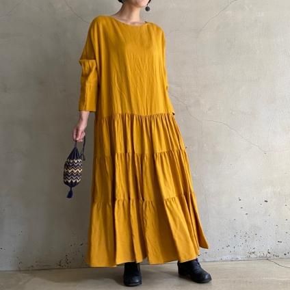 suzuki takayuki tiered dress （スズキタカユキ ティアード