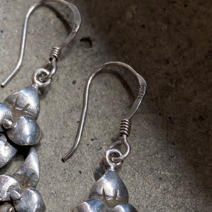 Vintage Silver Blacklip Shell Earringsʥơ С ĳ ԥ