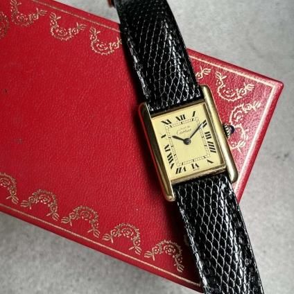 Cartier Must de Cartier (ƥ ޥ ɥ ƥ) IVORY ROMAN SM 