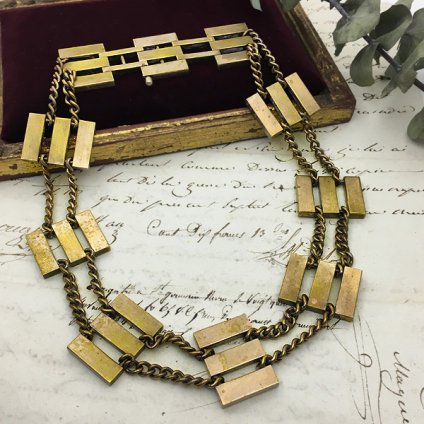 1930s Brass Antique Necklace (1930ǯ  ƥͥå쥹)