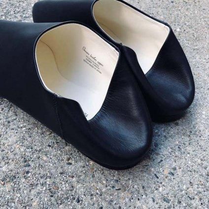 BEAUTIFUL SHOES Pointed Babouche（ビューティフルシューズ ポインテッド バブーシュ）Black - JeJe  PIANO ONLINE BOUTIQUE