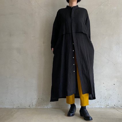suzuki takayuki shirt coat（スズキタカユキ シャツコート）Black/Unisex- JeJe PIANO ONLINE  BOUTIQUE 神戸のアンティーク時計,ジュエリー,ファッション専門店