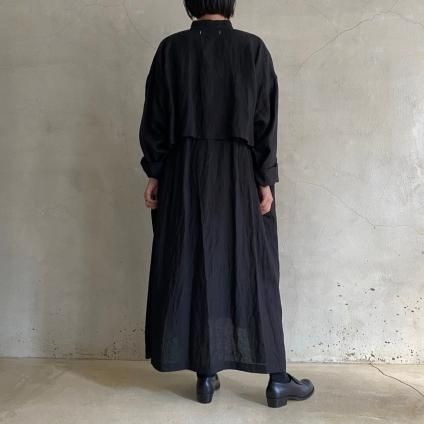 suzuki takayuki shirt coat（スズキタカユキ シャツコート）Black/Unisex- JeJe PIANO ONLINE  BOUTIQUE 神戸のアンティーク時計,ジュエリー,ファッション専門店