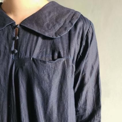 HALLELUJAH 14, Robe a col claudine (1900)ʥϥ ǥ̤ζߤΥɥ쥹Charcoal Indigo