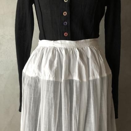 Antique Cotton Leavers Lace Skirt(アンティーク コットン Antique Cotton Leavers Lace Skirt(アンティーク コットン