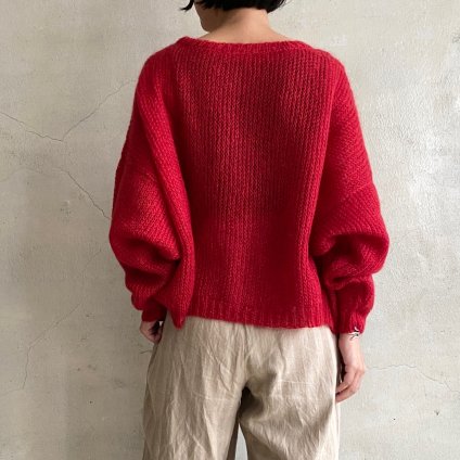 suzuki takayuki mohair cape モヘア アイボリー - トップス