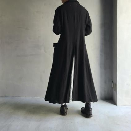 HALLELUJAH ハレルヤウールロングコート 黒 PaulHarnden系 HALLELUJAH ハレルヤウールロングコート 黒 PaulHarnden系