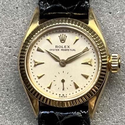 ROLEX OYSTER PERPETUALʥå ѡڥ奢18KYG ե롼ƥåɥ٥ ⡼륻