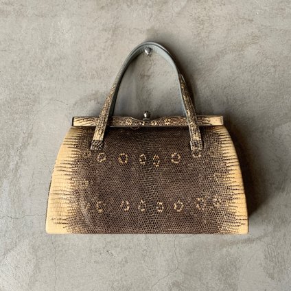 Vintage Ring Marked Lizard Bag（ヴィンテージ リングマークトカゲ革バッグ）- JeJe PIANO ONLINE  BOUTIQUE 神戸のアンティーク時計,ジュエリー,ファッション専門店