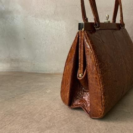 Vintage Turtle Leather Bag(カメ革 ヴィンテージバッグ) - JeJe PIANO ONLINE BOUTIQUE 神戸のアンティーク時計,ジュエリー,ファッション専門店 Vintage Turtle Leather Bag(カメ革 ヴィンテージバッグ) - JeJe PIANO ONLINE BOUTIQUE 神戸のアンティーク時計,ジュエリー,ファッション専門店