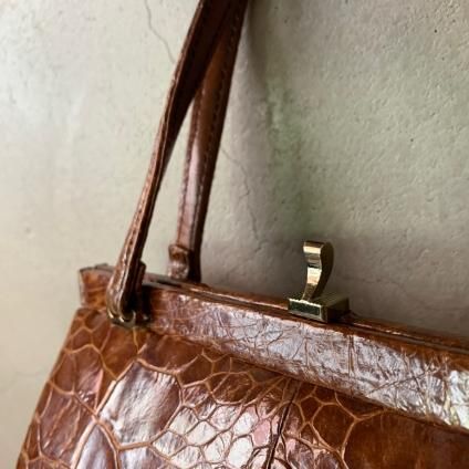 Vintage Turtle Leather Bag(カメ革 ヴィンテージバッグ Vintage Turtle Leather Bag(カメ革 ヴィンテージバッグ