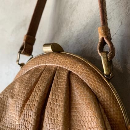 Vintage Beige Lizard Leather Bagʥơ ١ꥶɳץХå