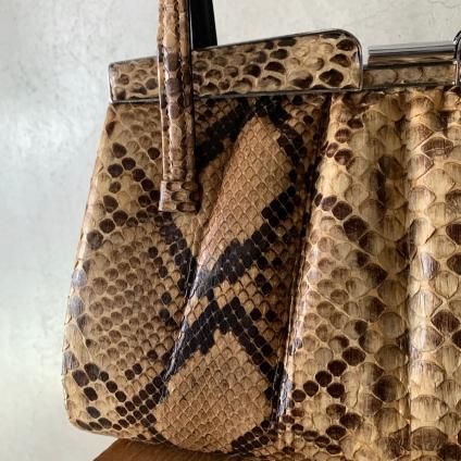 Vintage Python Leather Bagʥơ ѥץХåˡ