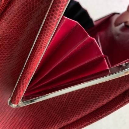 Vintage Red Lizard Leather Bag(ヴィンテージ レッドリザード Vintage Red Lizard Leather Bag(ヴィンテージ レッドリザード