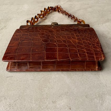 Vintage Crocodile Leather Bagʥơ ץХåˡ