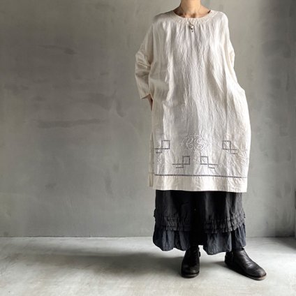 VINCENT JALBERT Pullover Dress - Embroidery - ʥ󥻥 ١ ɽ ץ륪Сɥ쥹Natural 2