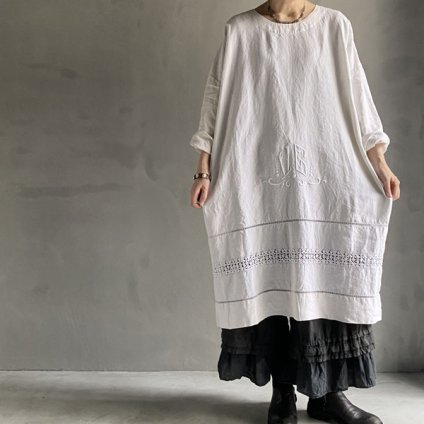 VINCENT JALBERT Pullover Dress - Embroidery - ʥ󥻥 ١ ɽ ץ륪Сɥ쥹Natural 3