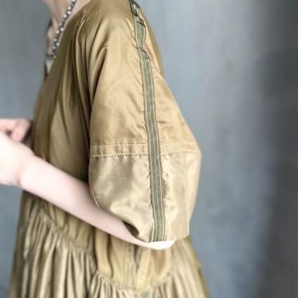 VINCENT JALBERT Parachute Dress L/S w/Belt (󥻥 ١ ѥ饷塼 ɥ쥹 ) Khaki