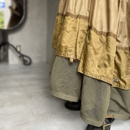 VINCENT JALBERT Parachute Dress L/S w/Belt (󥻥 ١ ѥ饷塼 ɥ쥹 ) Khaki