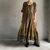 VINCENT JALBERT Parachute Dress L/S w/Belt (󥻥 ١ ѥ饷塼 ɥ쥹 ) Khaki