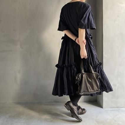 VINCENT JALBERT Double Smock Dress Short (󥻥 ١ ֥륹åɥ쥹 ) Navy