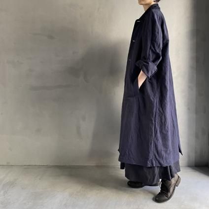 VINCENT JALBERT Lace Collar Coat (󥻥 ١ 졼顼  ) Navy