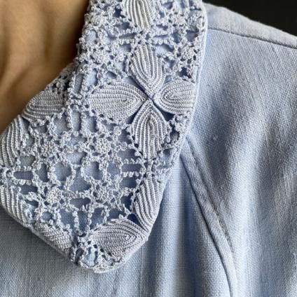 VINCENT JALBERT Lace Collar Coat (ヴィンセント ジャルベール レース