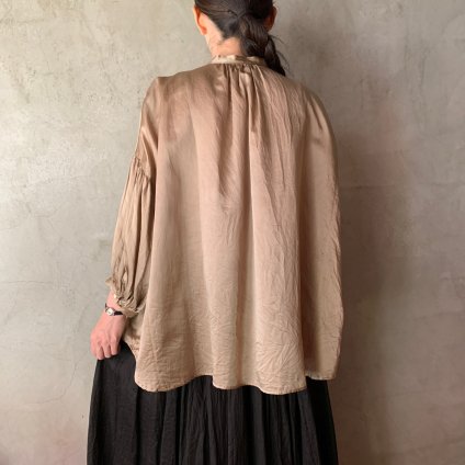 suzuki takayuki puff-sleeve blouse（スズキタカユキ パフスリーブ 