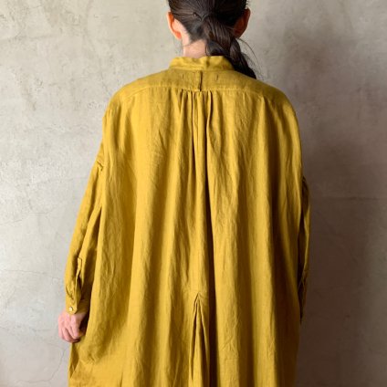suzuki takayuki  peasant dress （スズキタカユキ ペザントドレス）Mustard