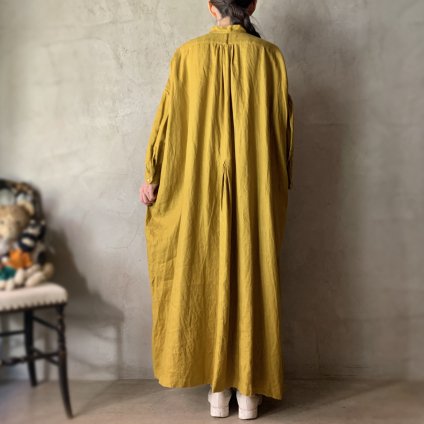 suzuki takayuki  peasant dress （スズキタカユキ ペザントドレス）Mustard
