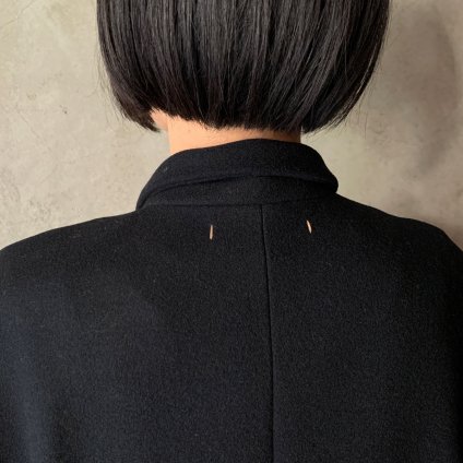 suzuki takayuki standing-collar coatʥ業 ǥ󥰥顼ȡBlack