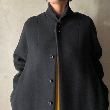 suzuki takayuki standing-collar coatʥ業 ǥ󥰥顼ȡBlack
