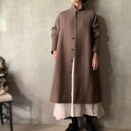 suzuki takayuki standing-collar coatʥ業 ǥ󥰥顼ȡTauni Olive