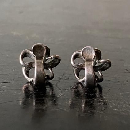 1940's Silver Marcasite Flower Earrings1940ǯ С ޡ  󥰡