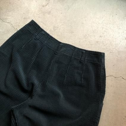 Vintage France  Corduroy Pants Blue Greenʥơ ե ǥ ѥġ˥֥롼꡼