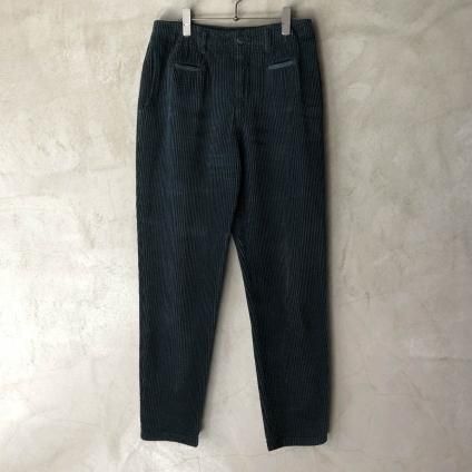 Vintage France  Corduroy Pants Blue Greenʥơ ե ǥ ѥġ˥֥롼꡼