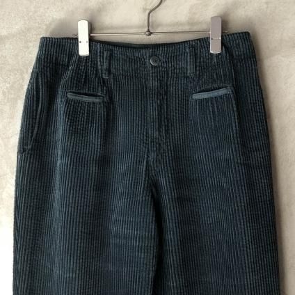 Vintage France  Corduroy Pants Blue Greenʥơ ե ǥ ѥġ˥֥롼꡼