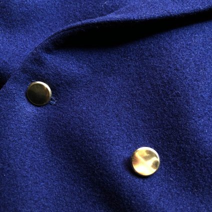 Vintage French Button Double Tailored Jacket Navyʥơ ե ܥ֥ ơ顼 㥱åȡ˥ͥӡ