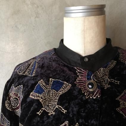 U.S.A. Vintage Stencil Painted JacketU.S.A ƥ󥷥ڥ ơ٥٥åȥ㥱åȡ