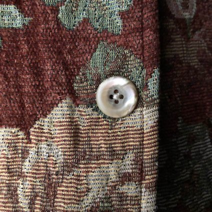 Vintage Gobelin Weave Floral Round Collar Jacketʥơ ֥󿥤  ݶ 㥱åȡ