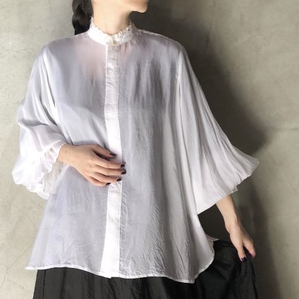 suzuki takayuki bishp-sleeve blouse（スズキタカユキ ビショップ 