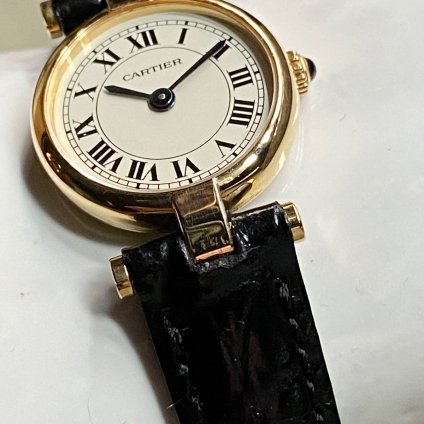 Cartier Mini VENDOME （カルティエ ミニ ヴァンドーム ）18KYG 金無垢 純正尾錠・国際保証書